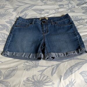 D.jeans denim rolled cuff shorts size 6